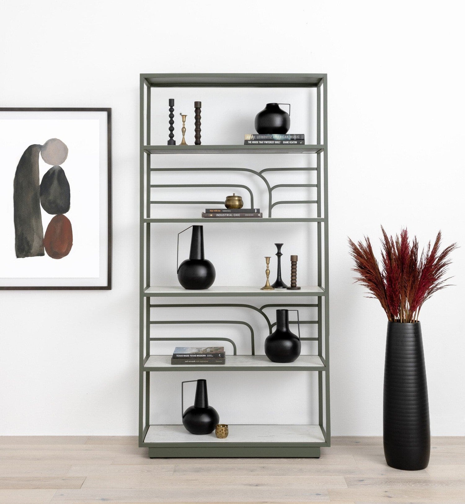 Aleta Vases, Set Of 4 - Iron Matte Black