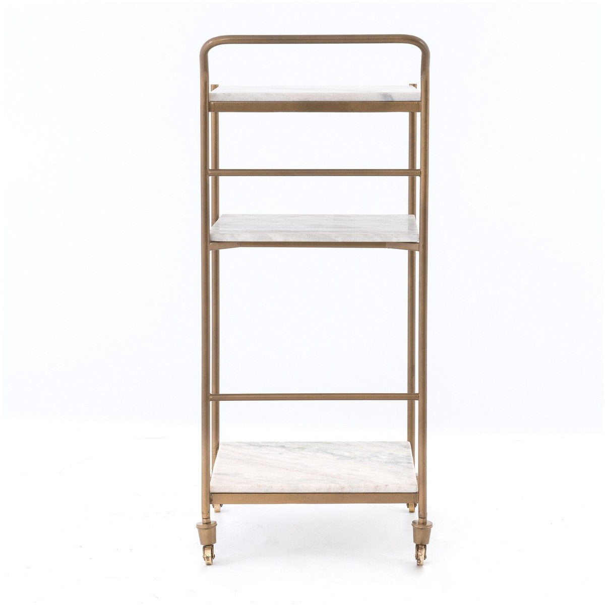Felix Bar Cart - Antique Brass