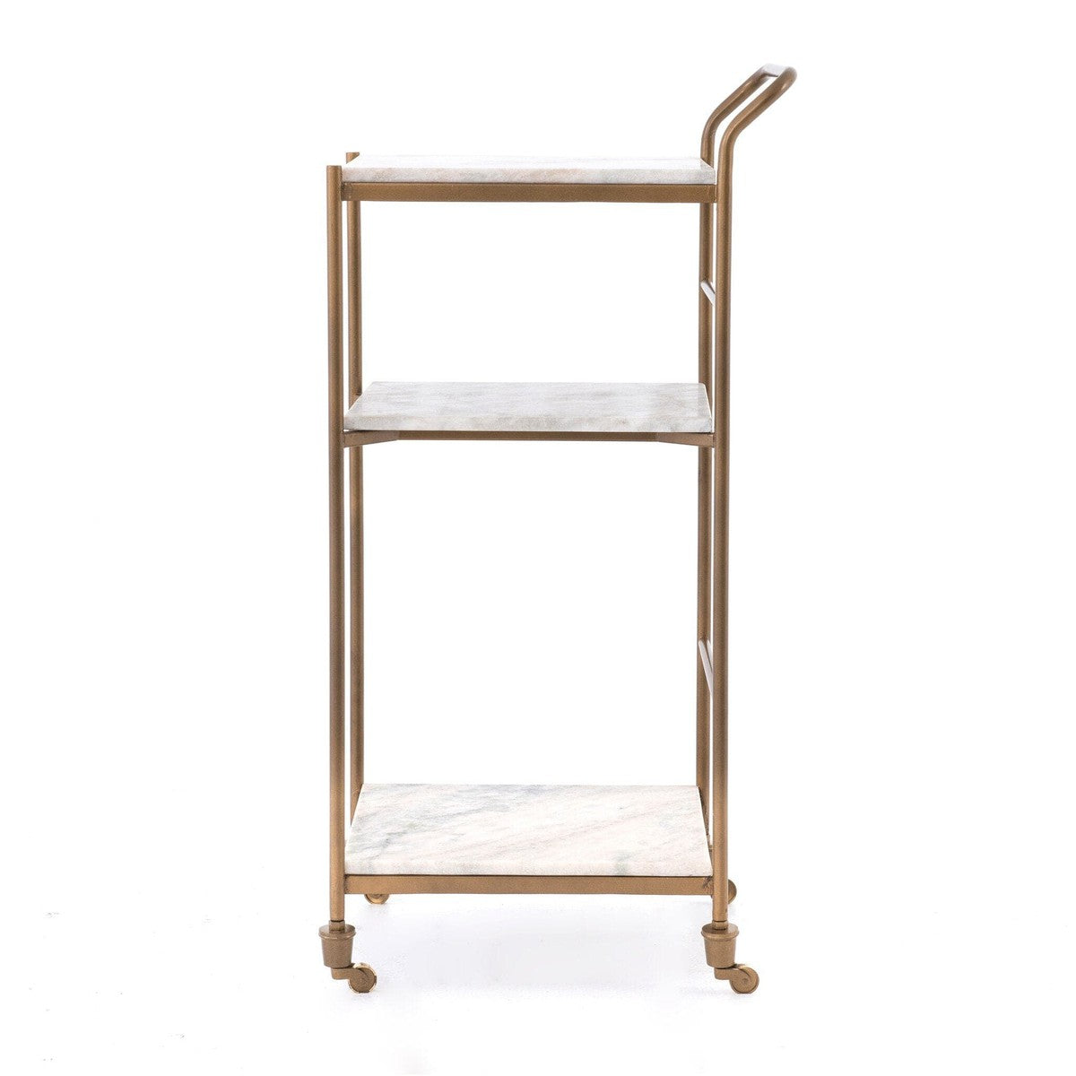 Felix Bar Cart - Antique Brass