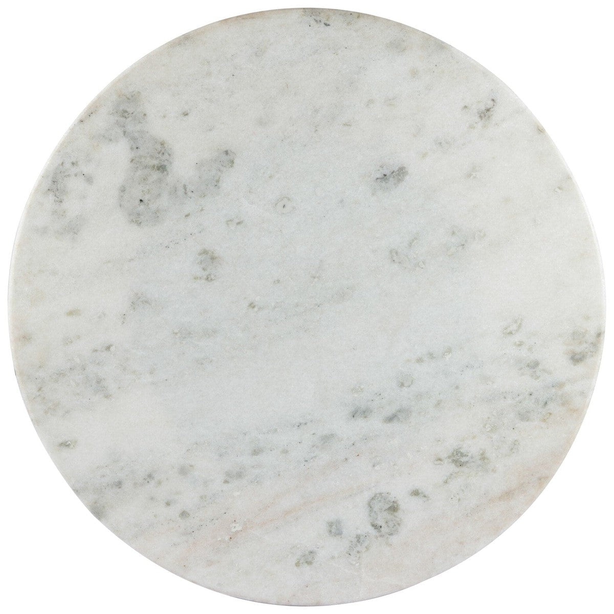 Lucy Round Dining Table - White Marble