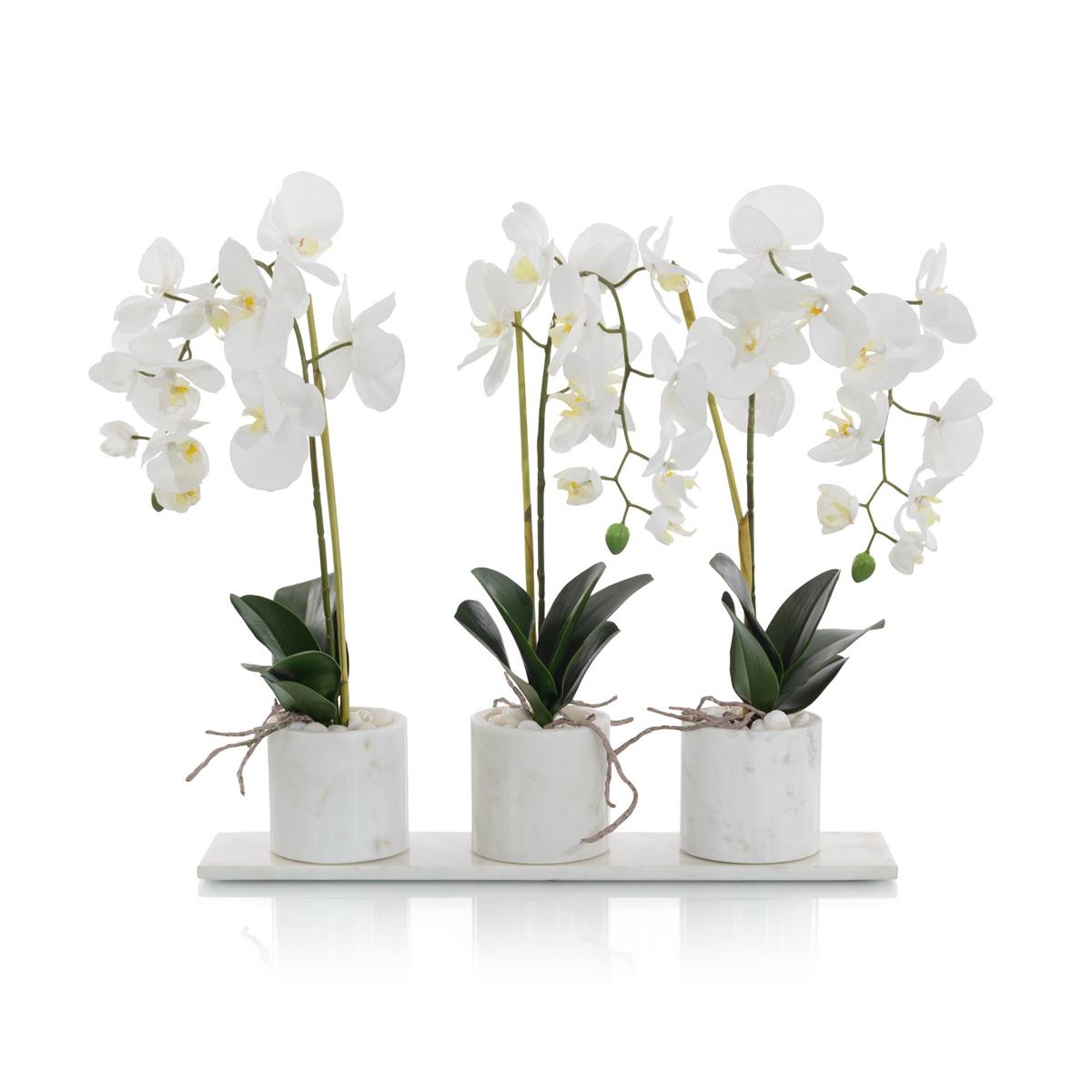 Marble Orchid-John Richard-JR-JRB-4709W-Faux Plants-1-France and Son