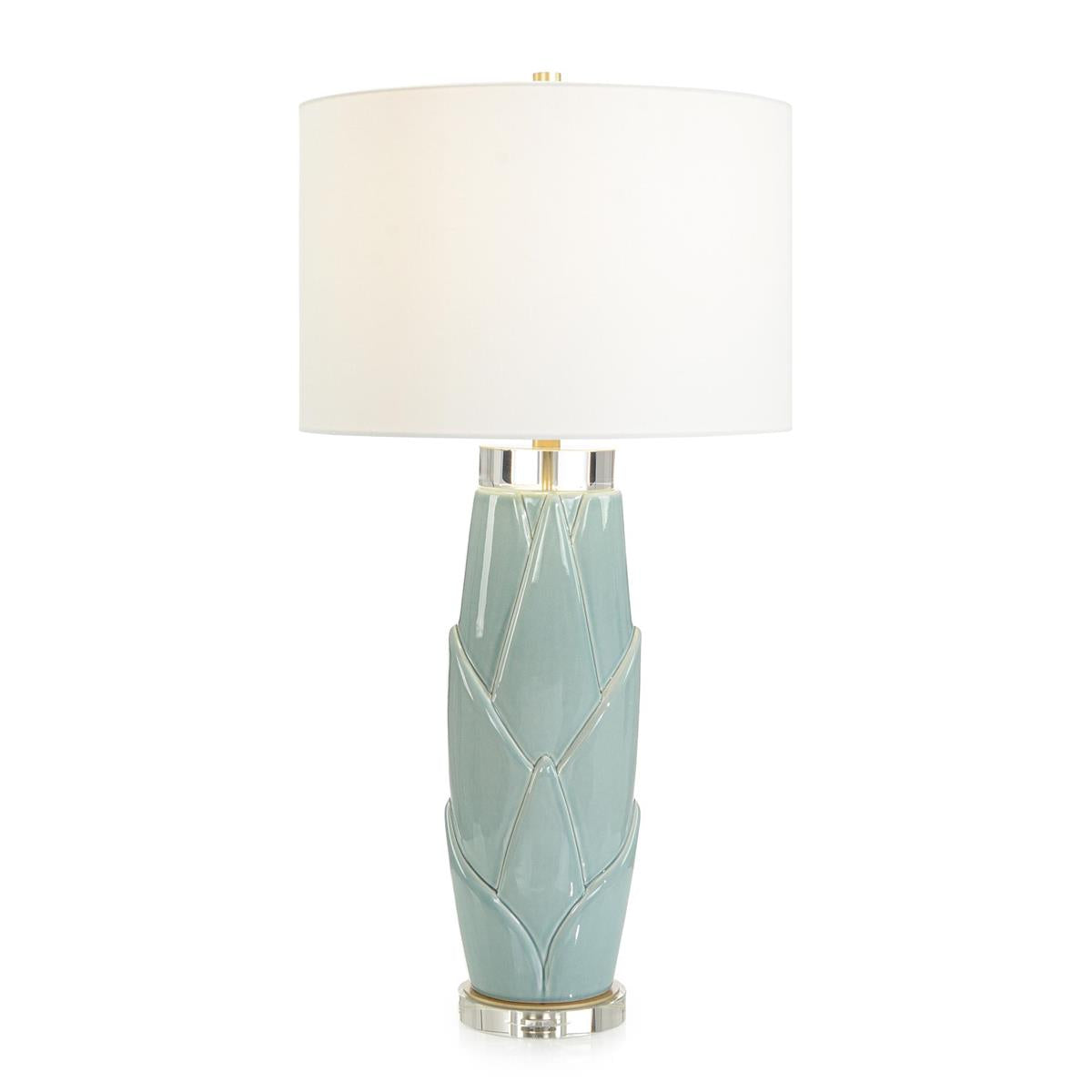 Lush Leaves Table Lamp, Green
