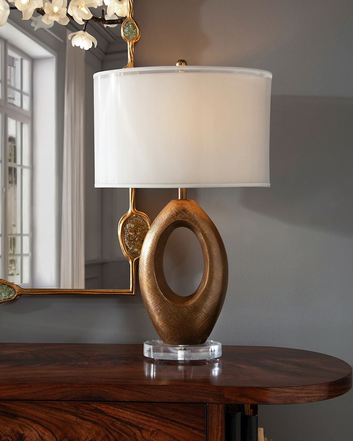 Abbellire Mirror, Gold