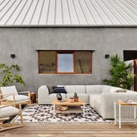 Aroba Outdoor Square Coffee Table-Four Hands-STOCKR-FH-JSOL-124-Outdoor Coffee Tables-2-France and Son