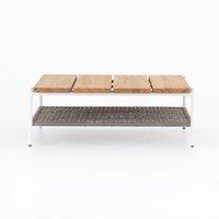 Aroba Outdoor Square Coffee Table-Four Hands-STOCKR-FH-JSOL-124-Outdoor Coffee Tables-4-France and Son