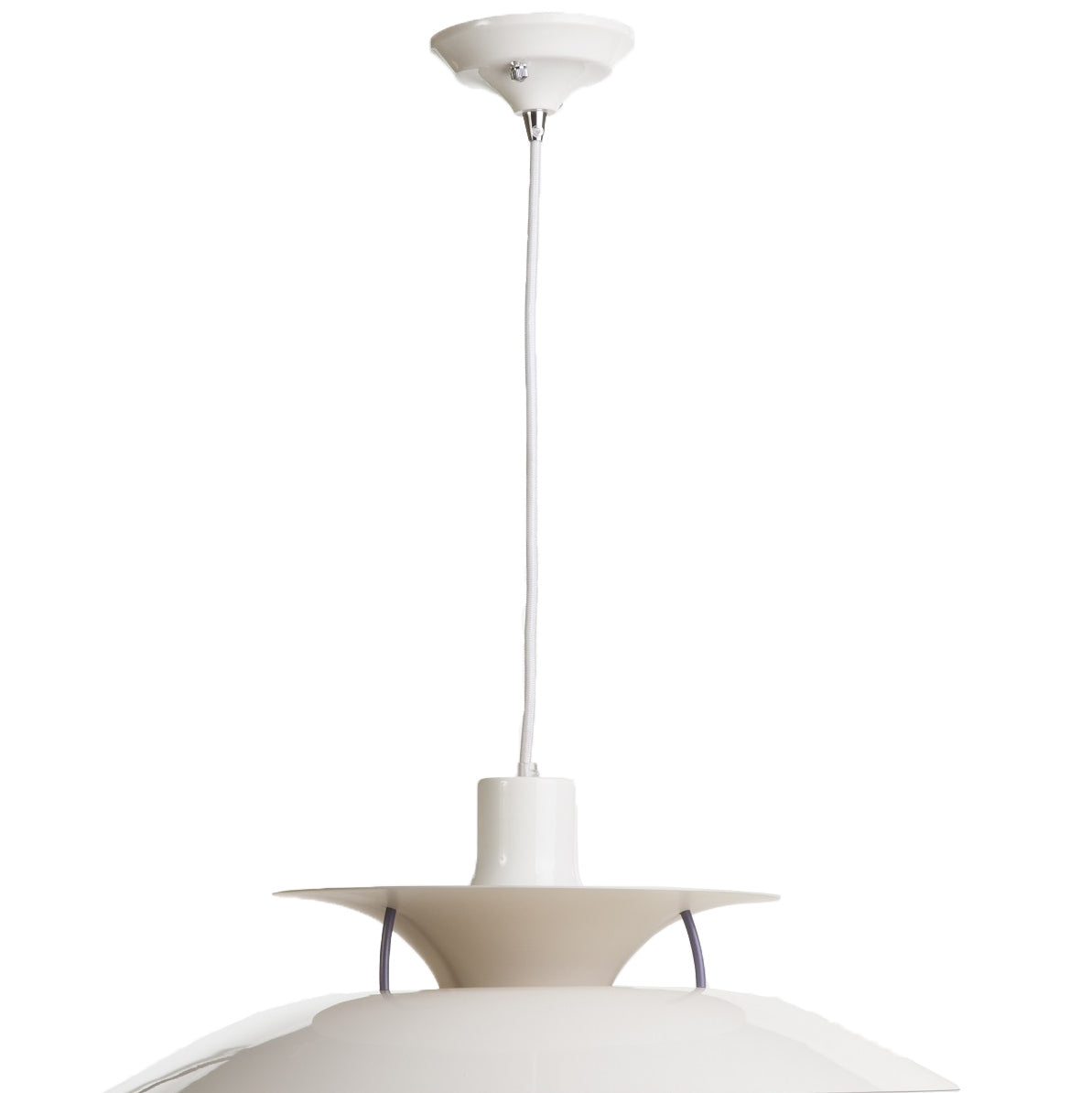 Henningsen 5 Pendant Lamp-France & Son-LBC011WHT-Pendants-5-France and Son