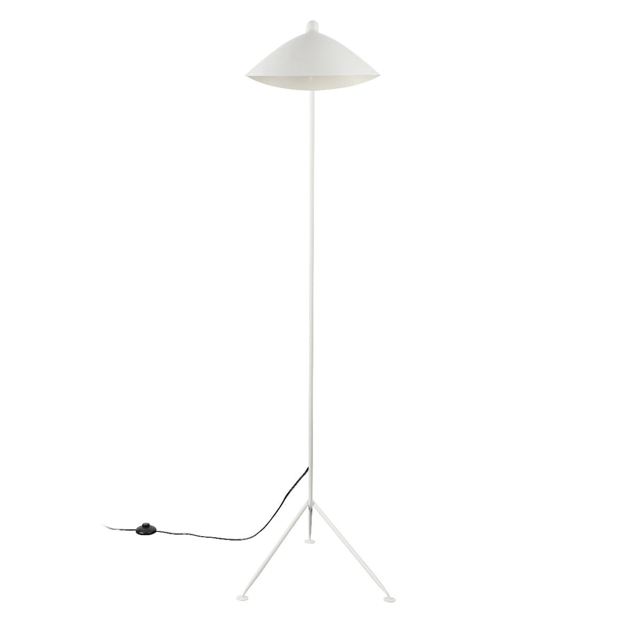 Mid Century MFL-1 Floor Lamp-France & Son-LBF022BLK-Floor LampsBlack-5-France and Son