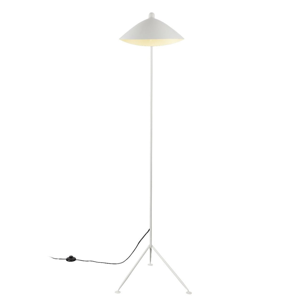 Mid Century MFL-1 Floor Lamp-France & Son-LBF022BLK-Floor LampsBlack-6-France and Son