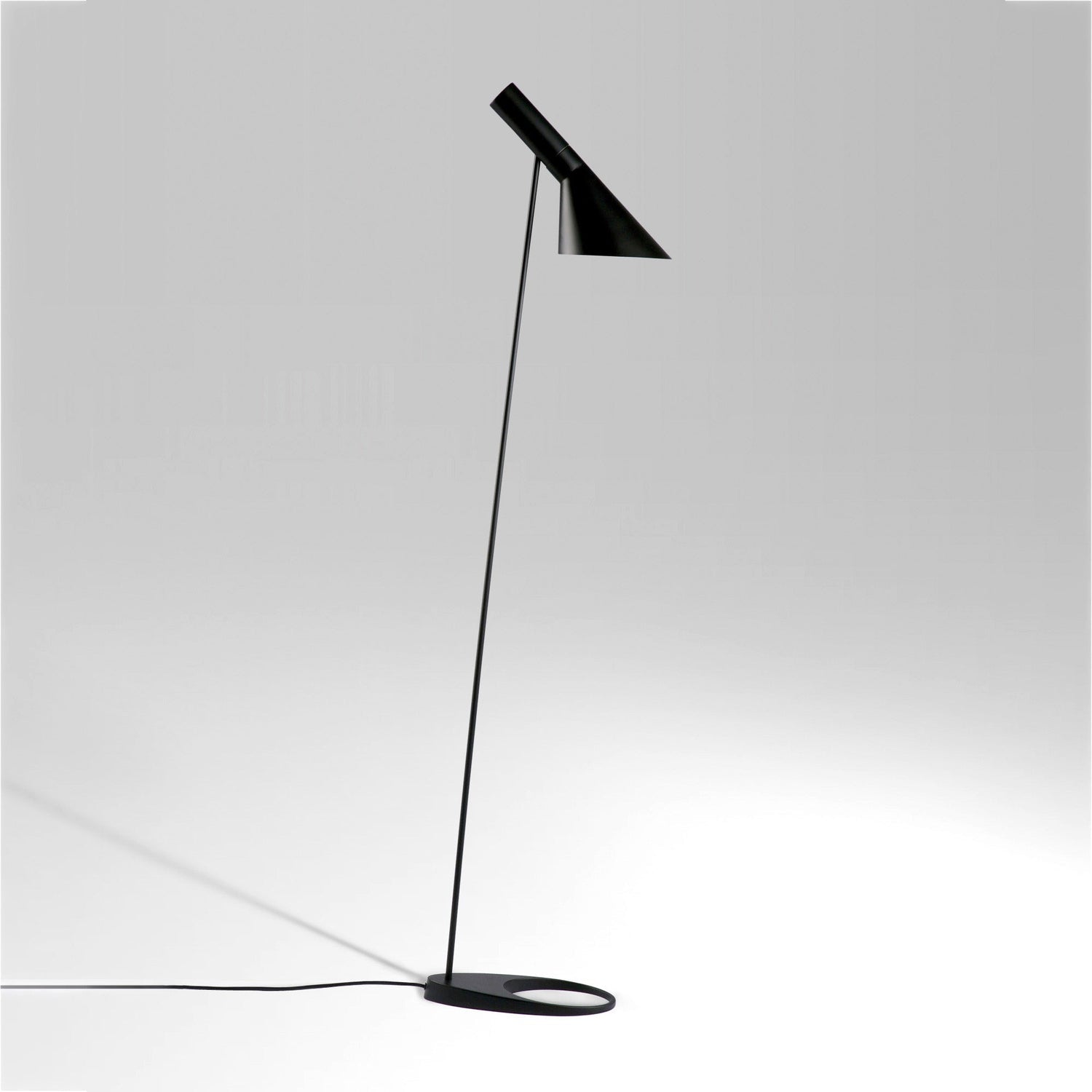 Mid Century AJ Floor Lamp-France & Son-LBF002BLACK-Floor LampsBlack-4-France and Son