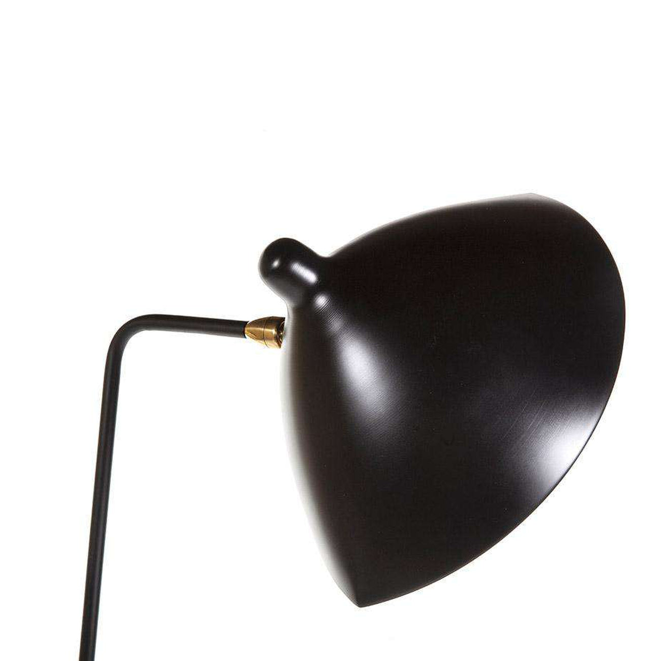 Mid Century MFL-1 Floor Lamp-France & Son-LBF022BLK-Floor LampsBlack-3-France and Son