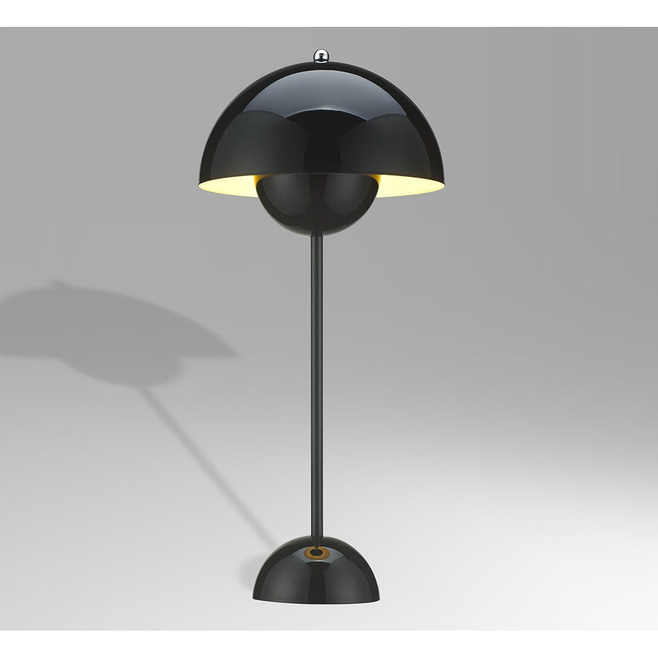 Mid Century Flowerpot Table Lamp VP3 - Black-France & Son-LBT033BLK-Table Lamps-1-France and Son
