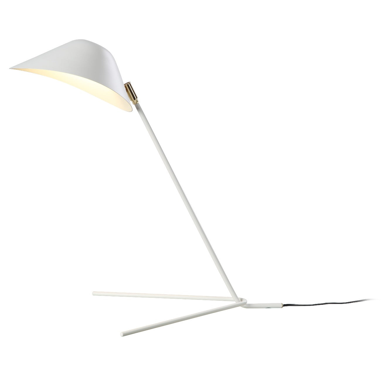Serge Mouille Table Lamp-France & Son-LBT094BLK-Table LampsBlack-3-France and Son
