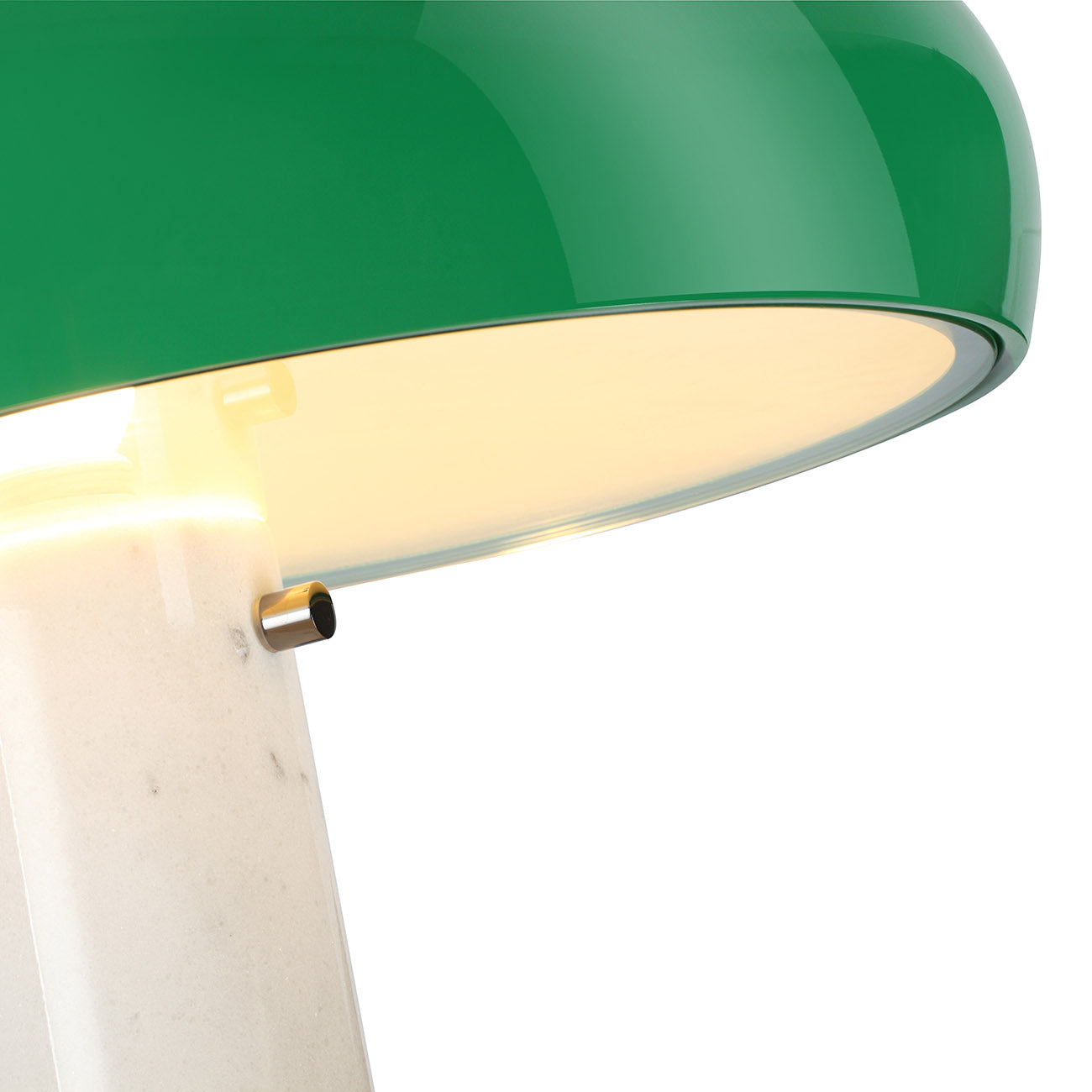 Mid Century Beagle Marble Table Lamp-France & Son-LBT2006BLKWHT-Table LampsBlack-4-France and Son