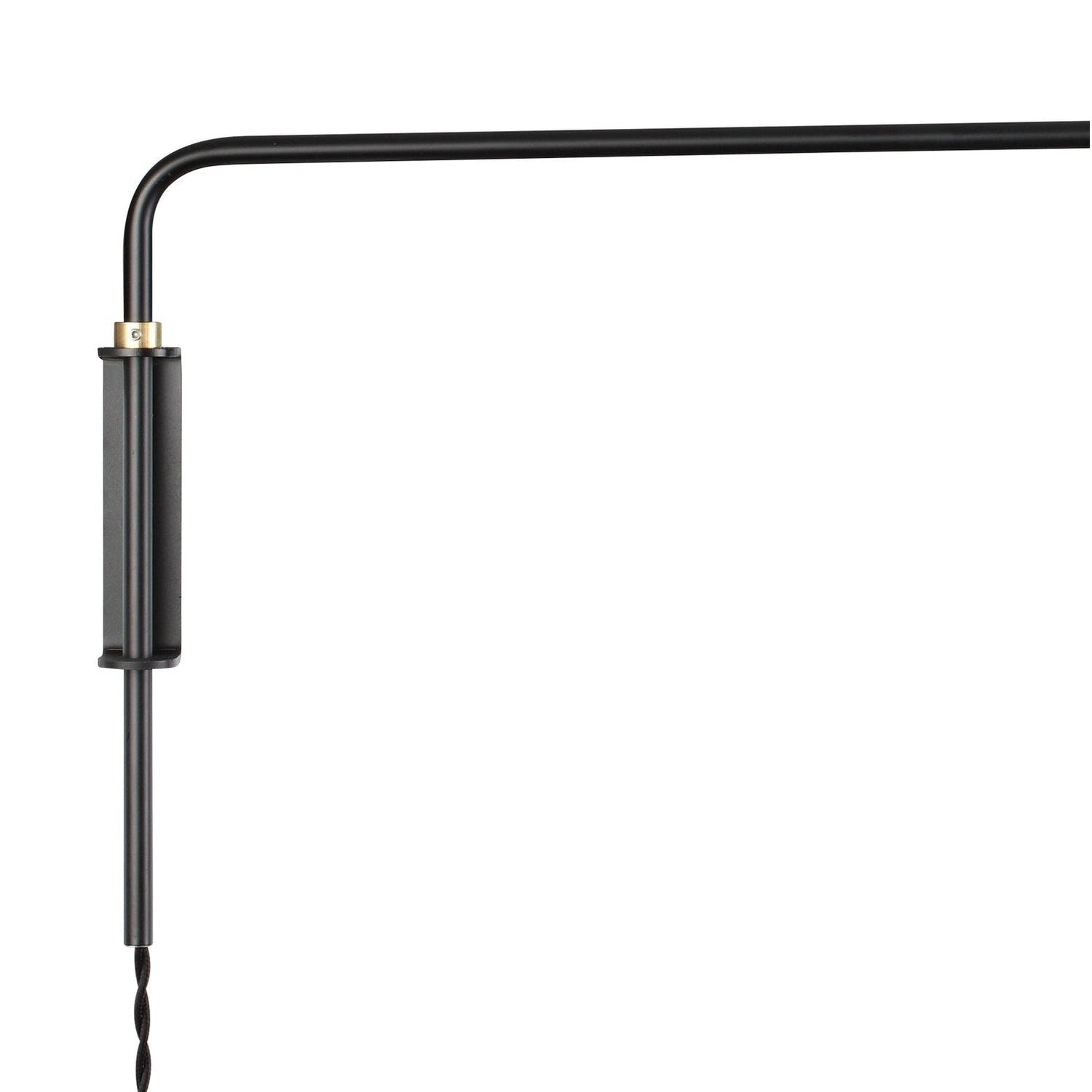 Mid Century Serge Rotating Wall Sconce-France & Son-LBW018BLK-Wall Lighting-5-France and Son