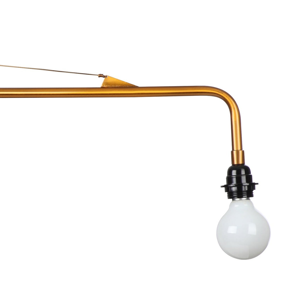 Mid Century Gannon Rotating Wall Lamp-France & Son-LBW044BLK-Wall LightingBlack-4-France and Son