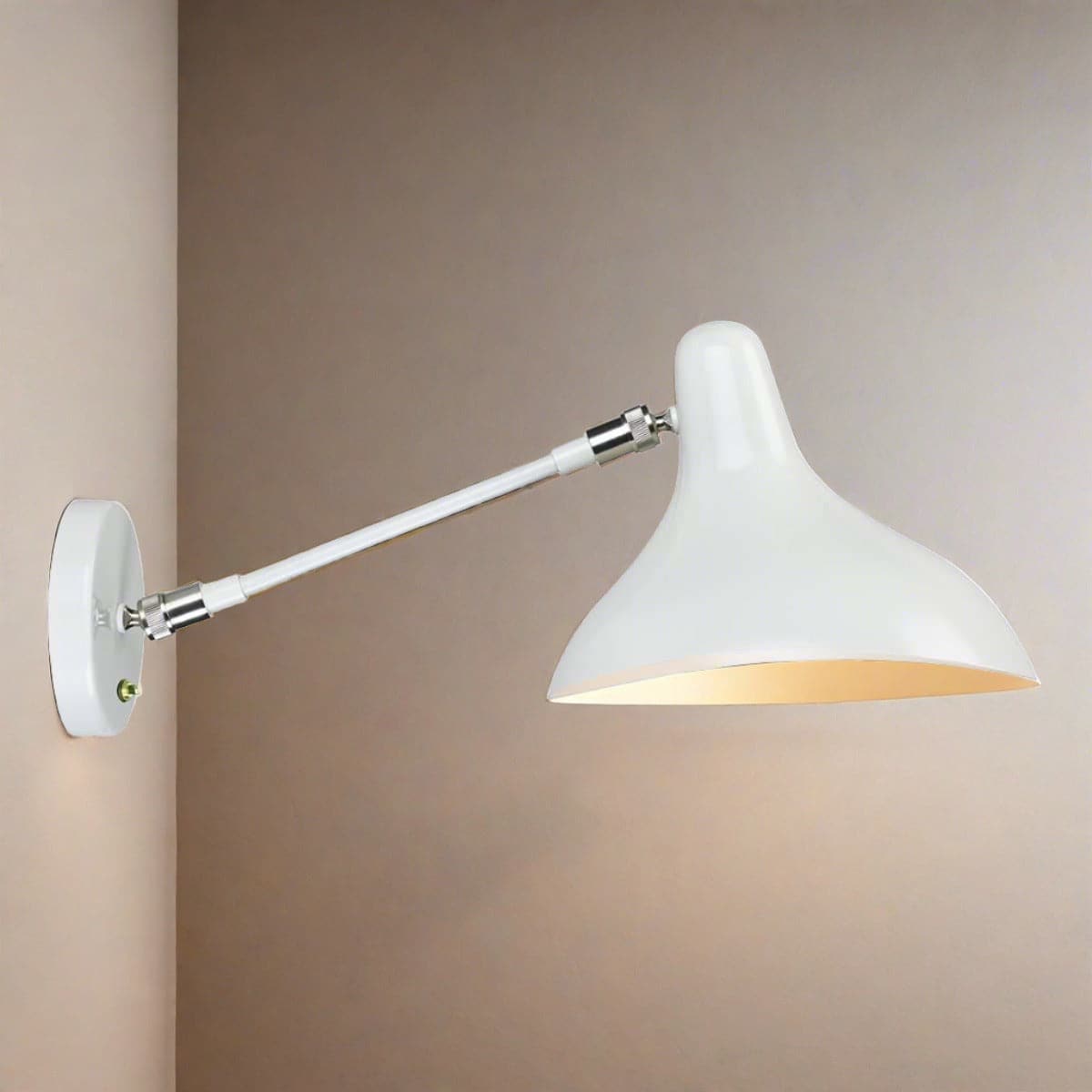 Mid Century Mantis Wall Sconce - White-France & Son-LBW051WHTNEW-Wall LightingWhite-1-France and Son