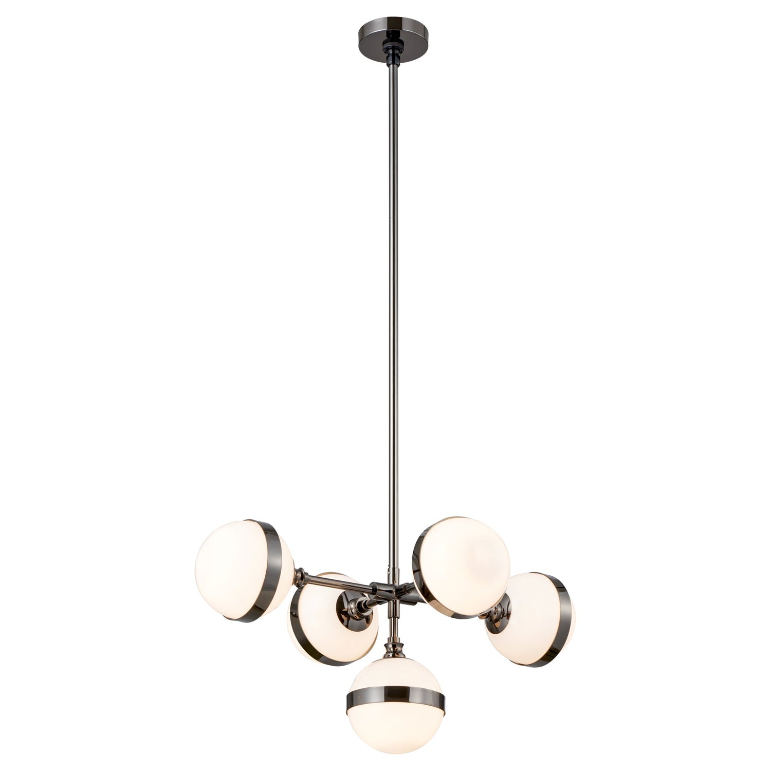 Peggy Guggen Chandelier - Petit-France & Son-LM5614PBLK-Chandeliers-1-France and Son