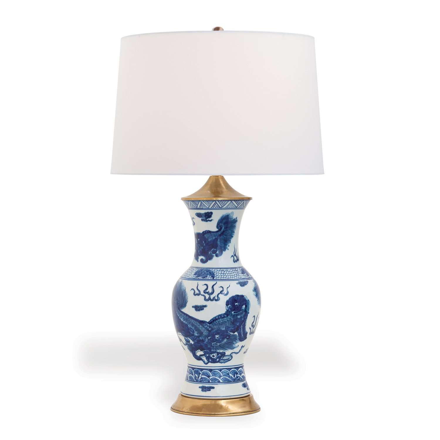 Chow Blue Lamp-Port 68-PORT-LPAS-059-09-Table Lamps-1-France and Son