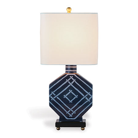 Bamboozled Lamp-Port 68-PORT-LPAS-354-01-Table LampsBlue-1-France and Son