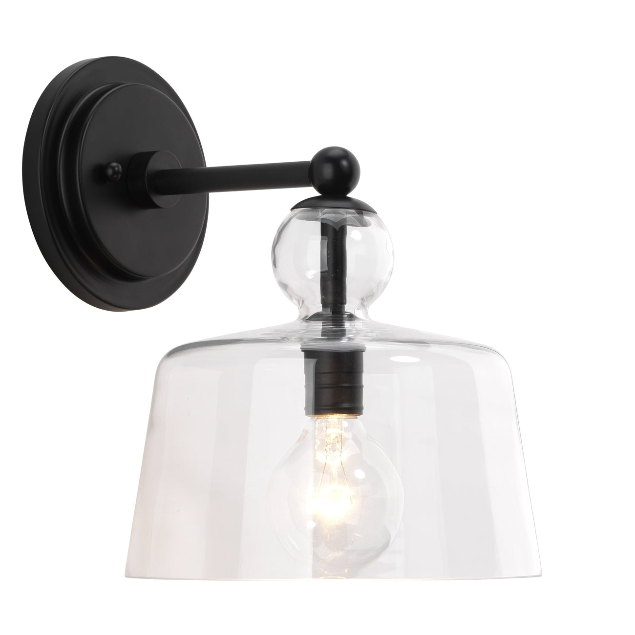 Hudson Wall Sconce-Jamie Young-JAMIEYO-LS4HUDSONBK-Wall LightingBlack-7-France and Son
