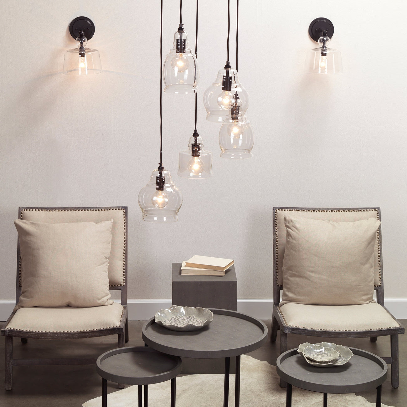 Hudson Wall Sconce-Jamie Young-JAMIEYO-LS4HUDSONBR-Wall LightingBrass-2-France and Son