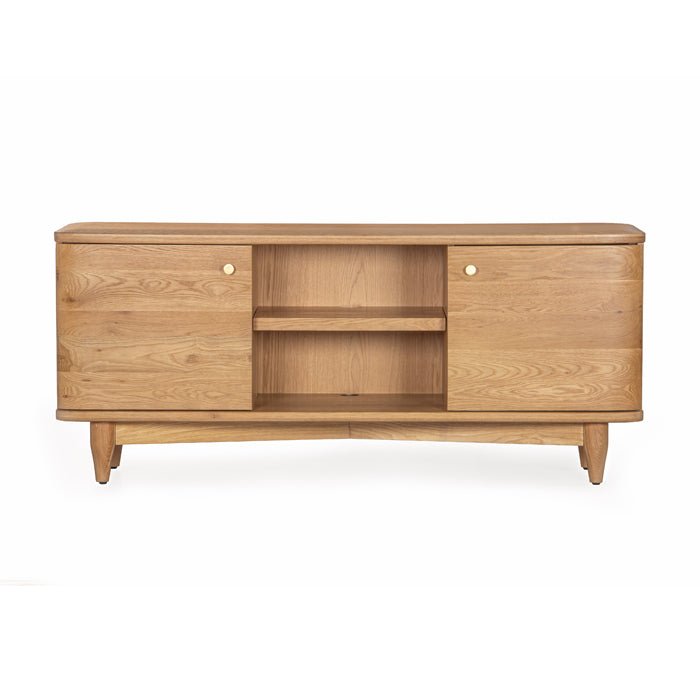 Daniel Media Stand-Union Home Furniture-UNION-LVR00682-Media Storage / TV StandsNatural-1-France and Son