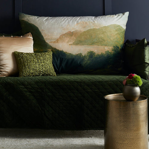 Velvet Coverlet Set-Ann Gish-ANNGISH-YSETCOQVQ-PNE-BeddingPine-8-France and Son