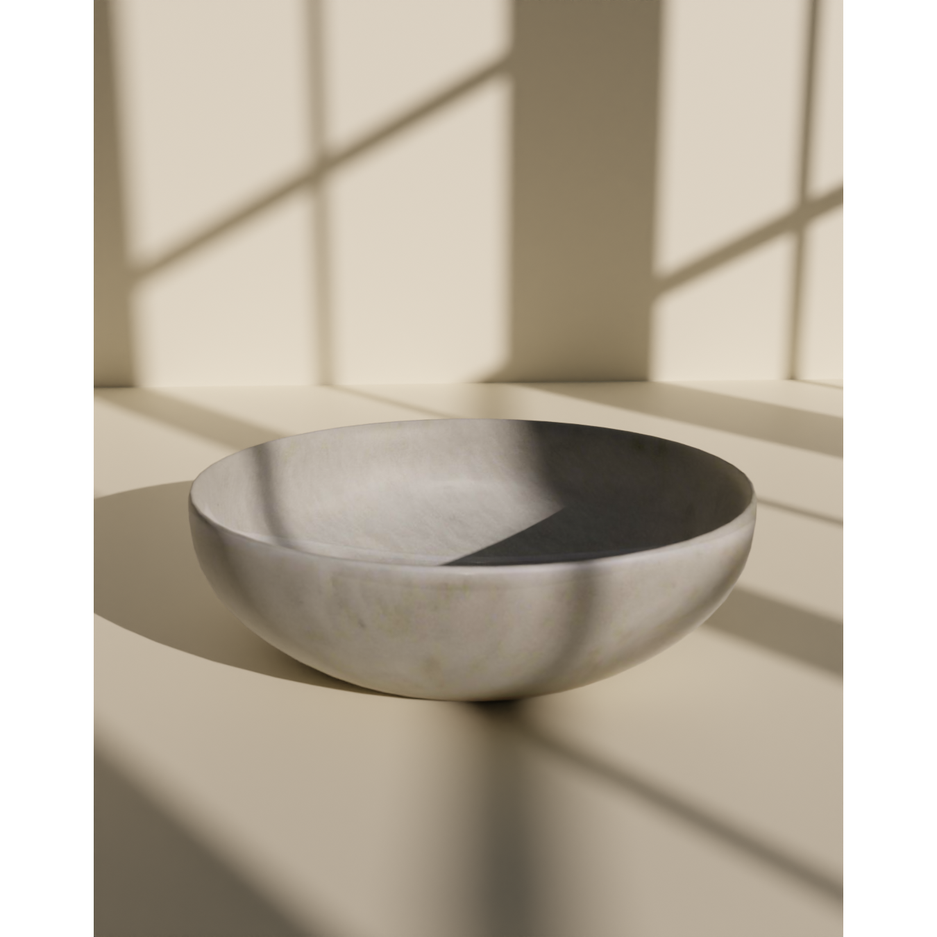 Flora Collection Verdant 16" Onyx Bowl-FABLER-MC-BW20-PW-Bowls-1-France and Son