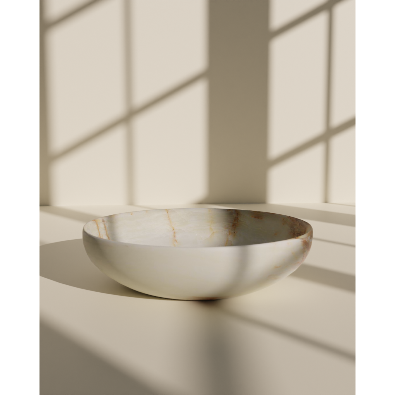 Flora Collection Verdant 12" Onyx Bowl-FABLER-MC-BW30-LG-Bowls-1-France and Son