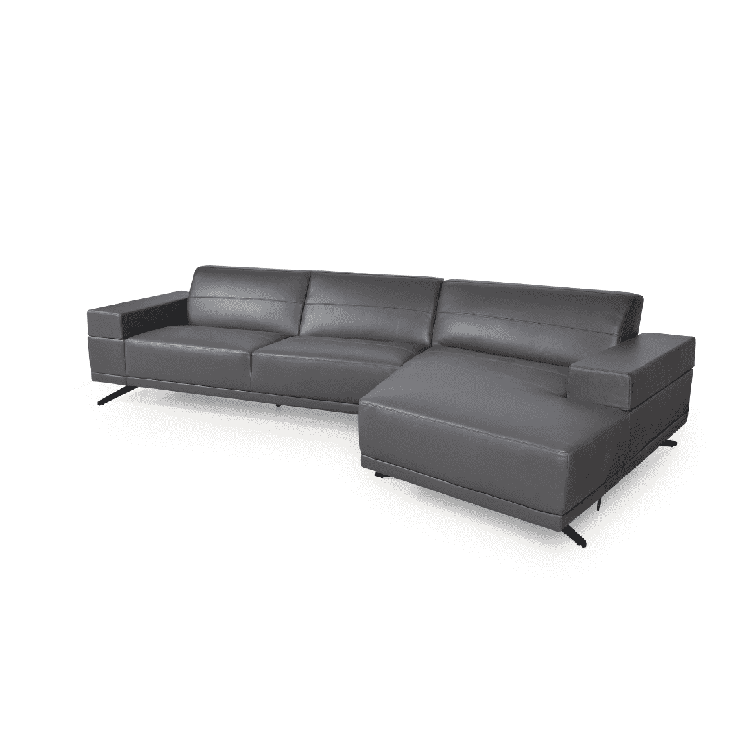 Jasper Leather Sectional-Moroni Leather-MORONI-587SC1643-Sectionals-1-France and Son