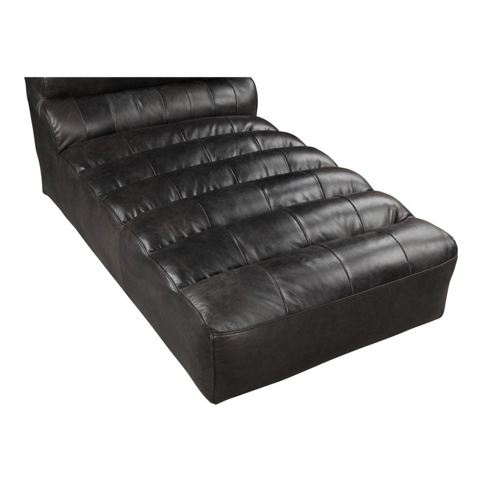 Ramsay Leather Chaise-Moes-MOE-QN-1010-01-Chaise Lounges-7-France and Son