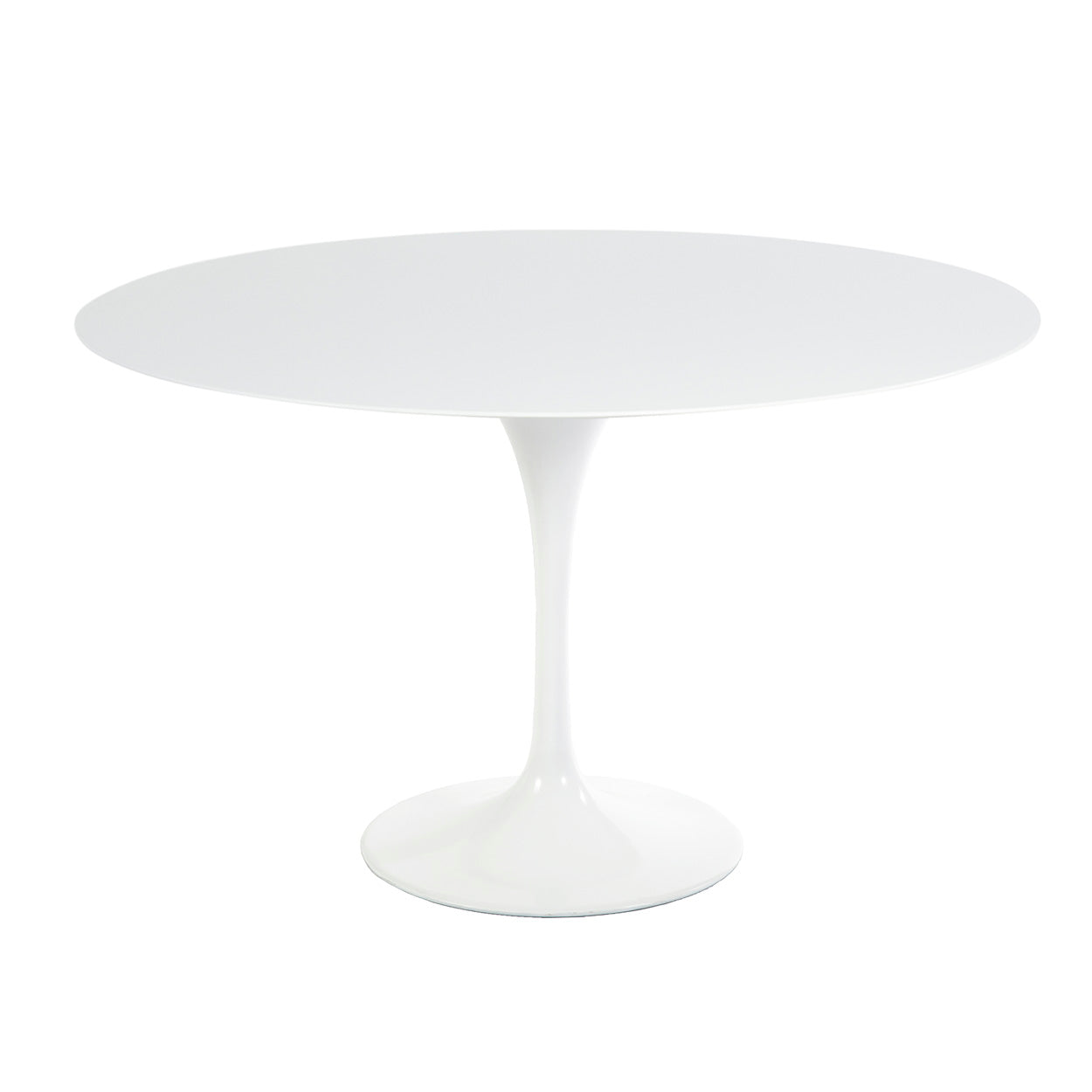 Quartz Pedestal Tulip Dining Table - Round-France & Son-RTQR47WHT-Dining Tables47" Diameter-1-France and Son