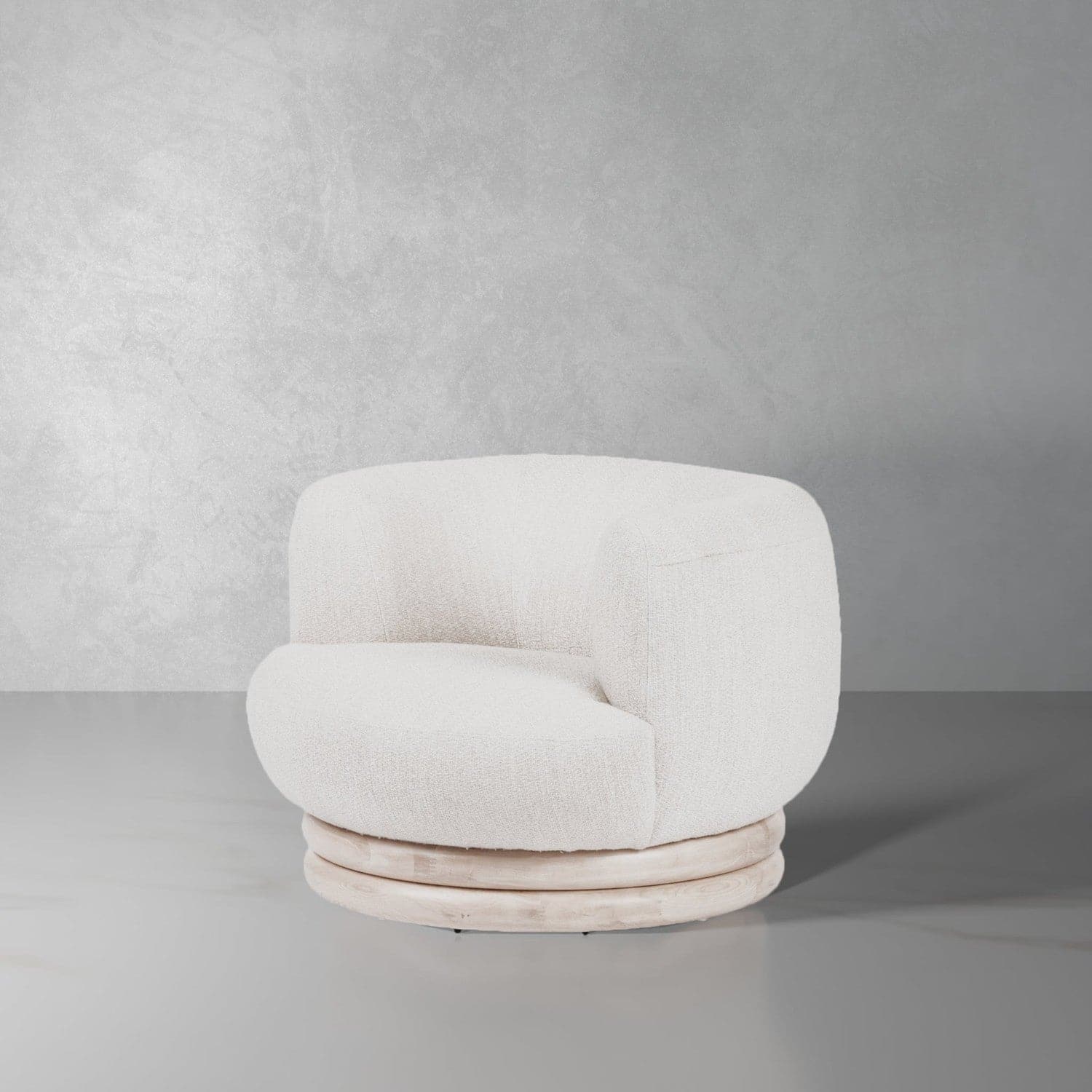 Harding Swivel Chair - Kerbey Taupe-Four Hands-STOCKR-FH-229384-002-Lounge Chairs-1-France and Son