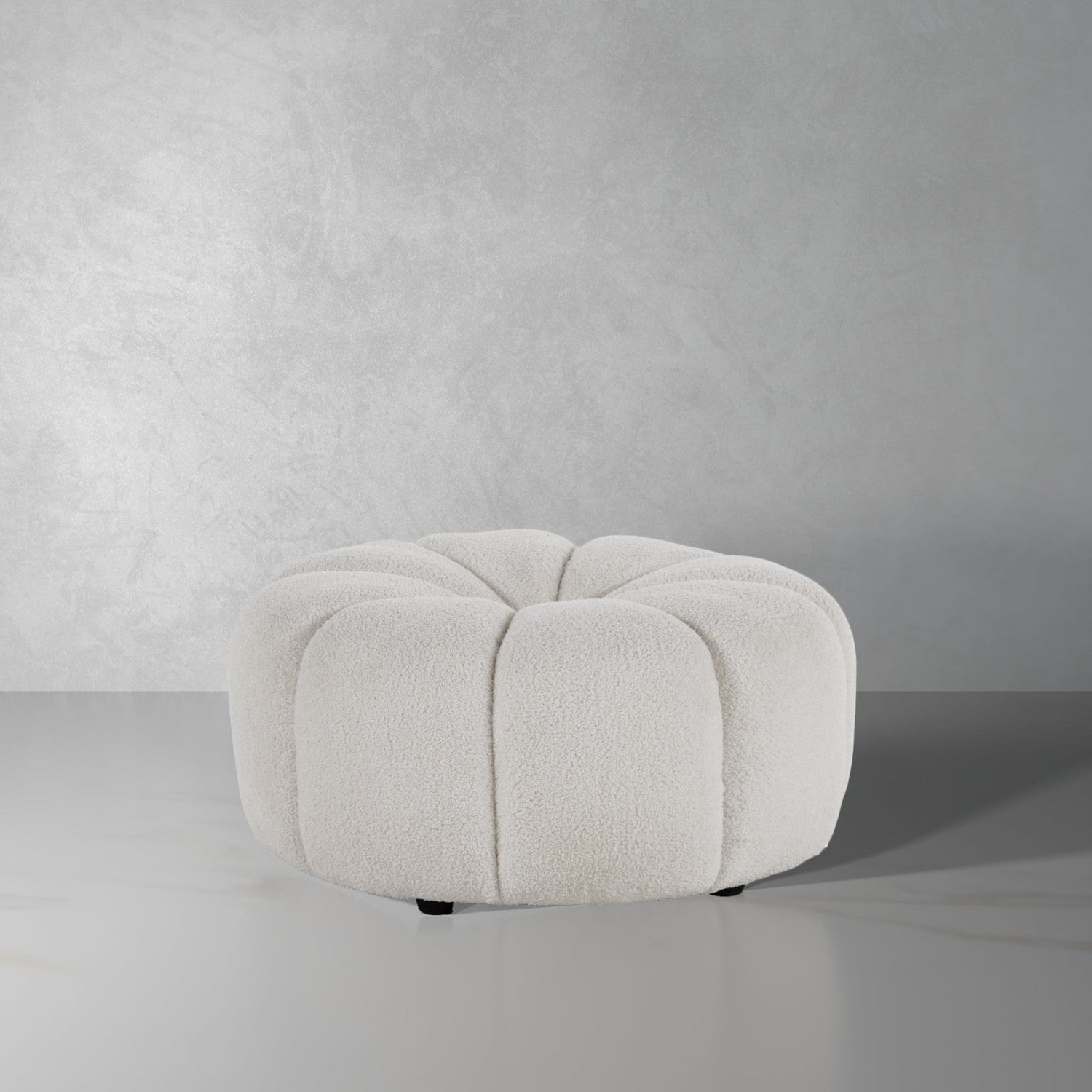 Elysee Ottoman - Cardiff Cream