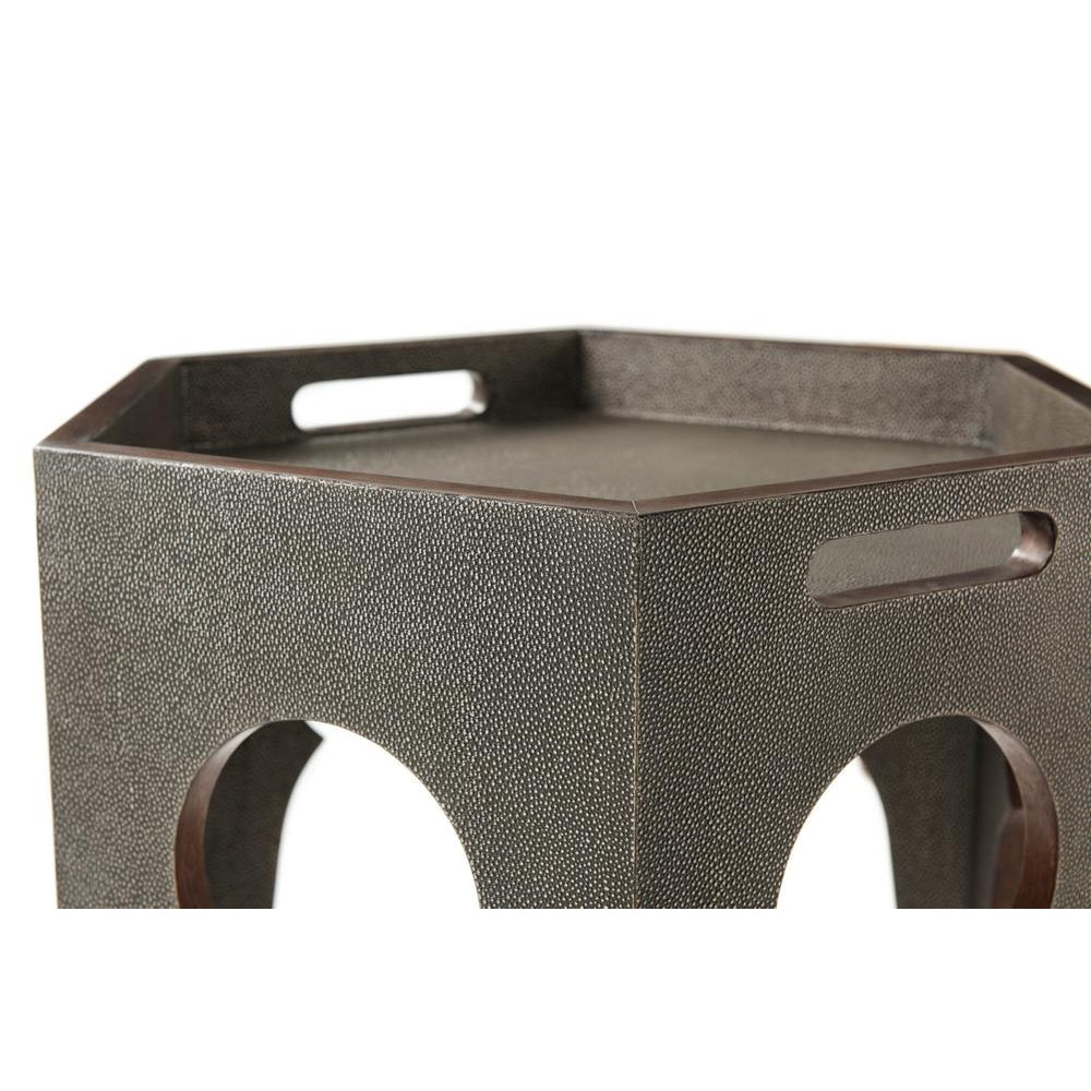 Radium Hexagonal Accent Table-Theodore Alexander-THEO-TA50013.C139-Side TablesTempest-5-France and Son