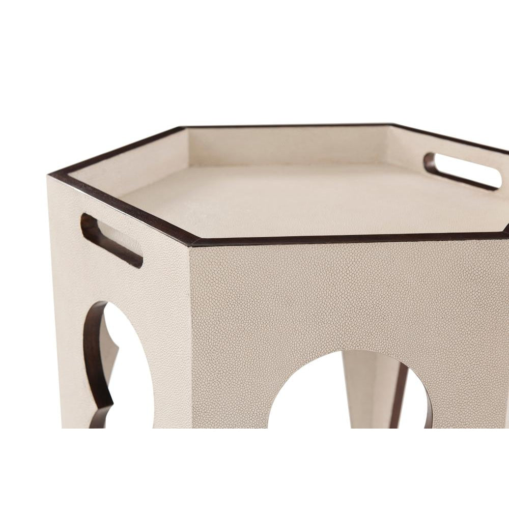 Radium Hexagonal Accent Table-Theodore Alexander-THEO-TA50013.C139-Side TablesTempest-9-France and Son