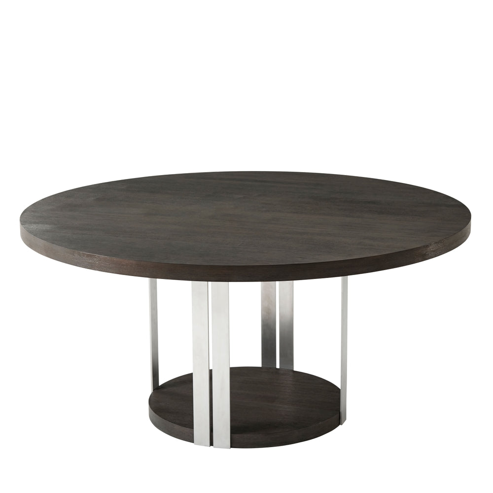 Tambura Dining Table - Brass-Theodore Alexander-THEO-TAS54002.C077-Dining TablesAnise-1-France and Son