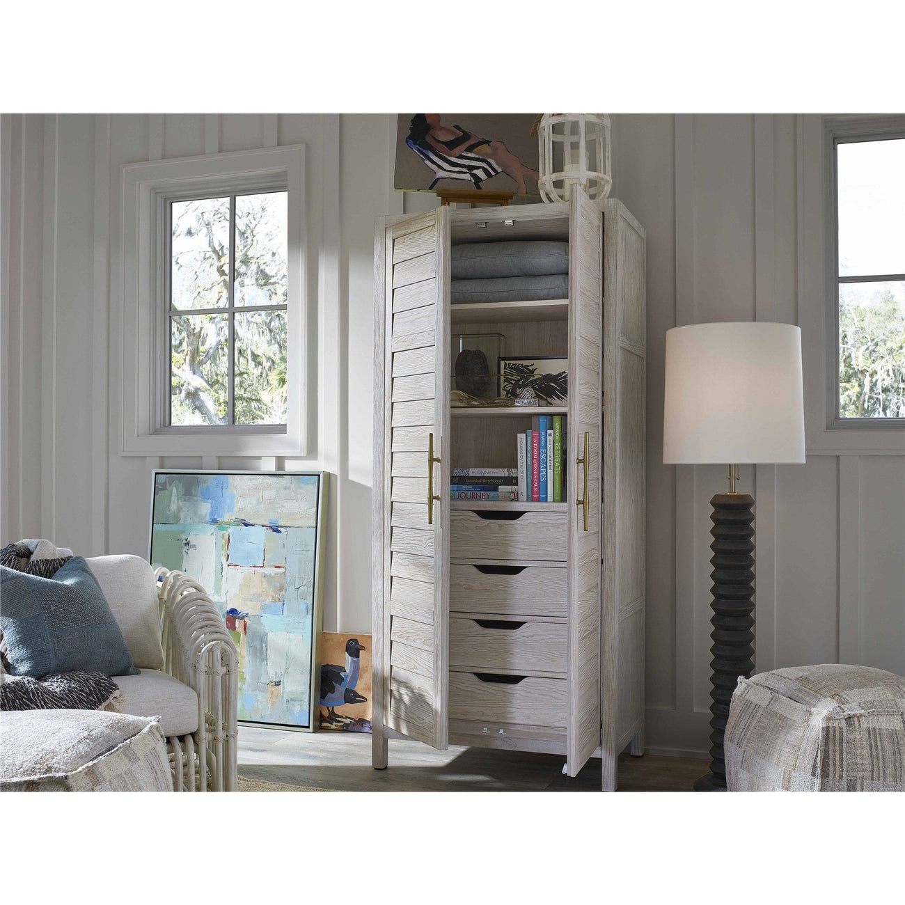Getaway Utility Cabinet-Universal Furniture-UNIV-U033165-Bookcases & Cabinets-3-France and Son