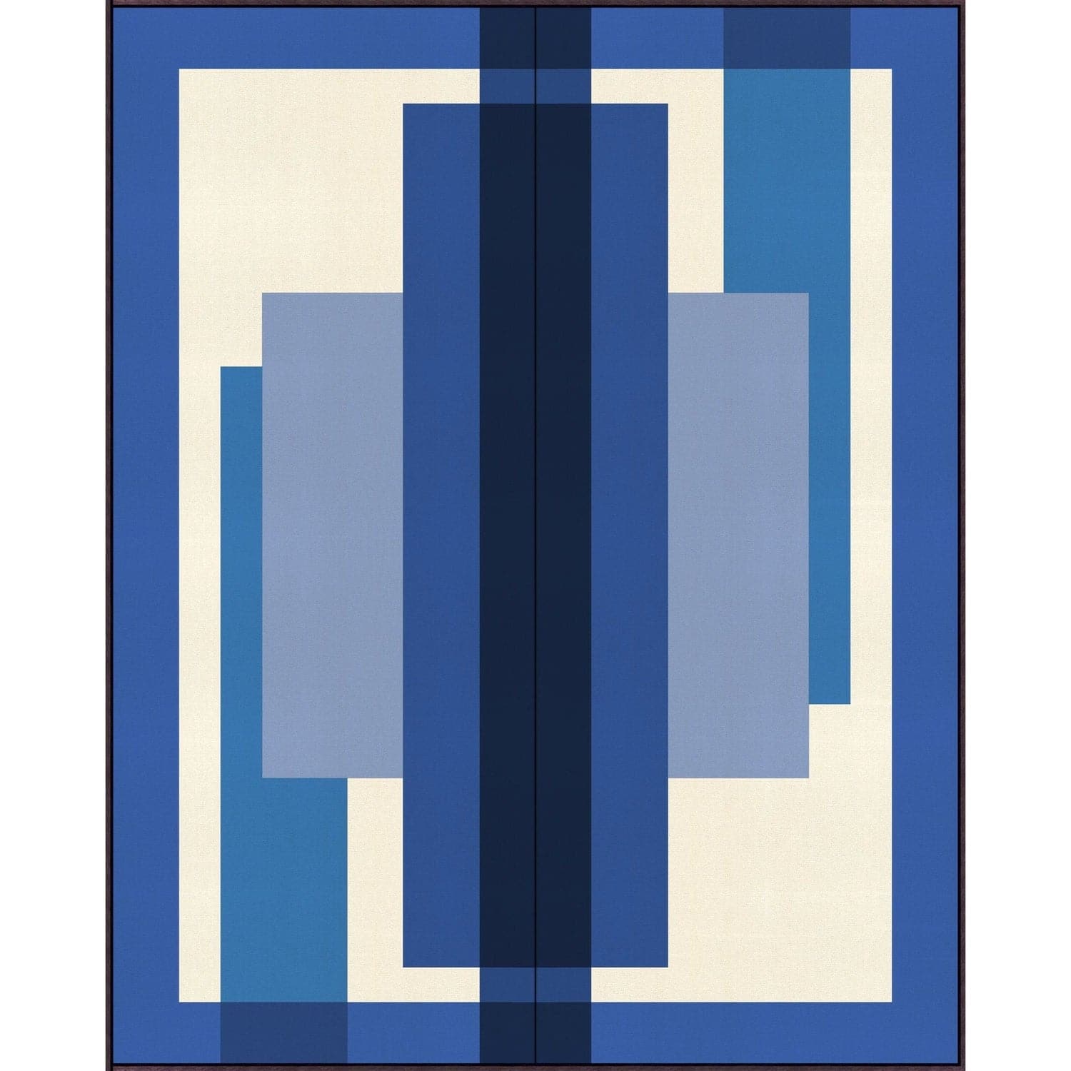 Blue Geo Diptych-Wendover-WEND-WST0040-Wall Art-1-France and Son