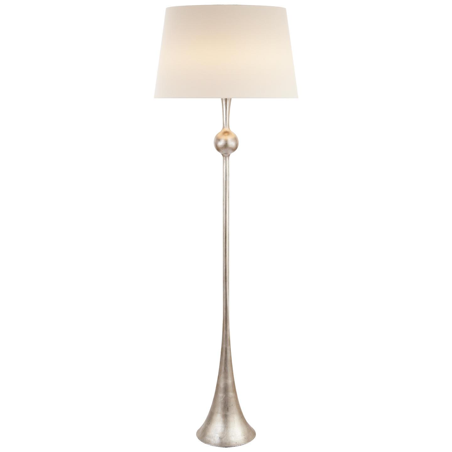 Dorado Floor Lamp-Visual Comfort-VISUAL-ARN 1002BSL-L-Floor LampsBurnished Silver Leaf-1-France and Son