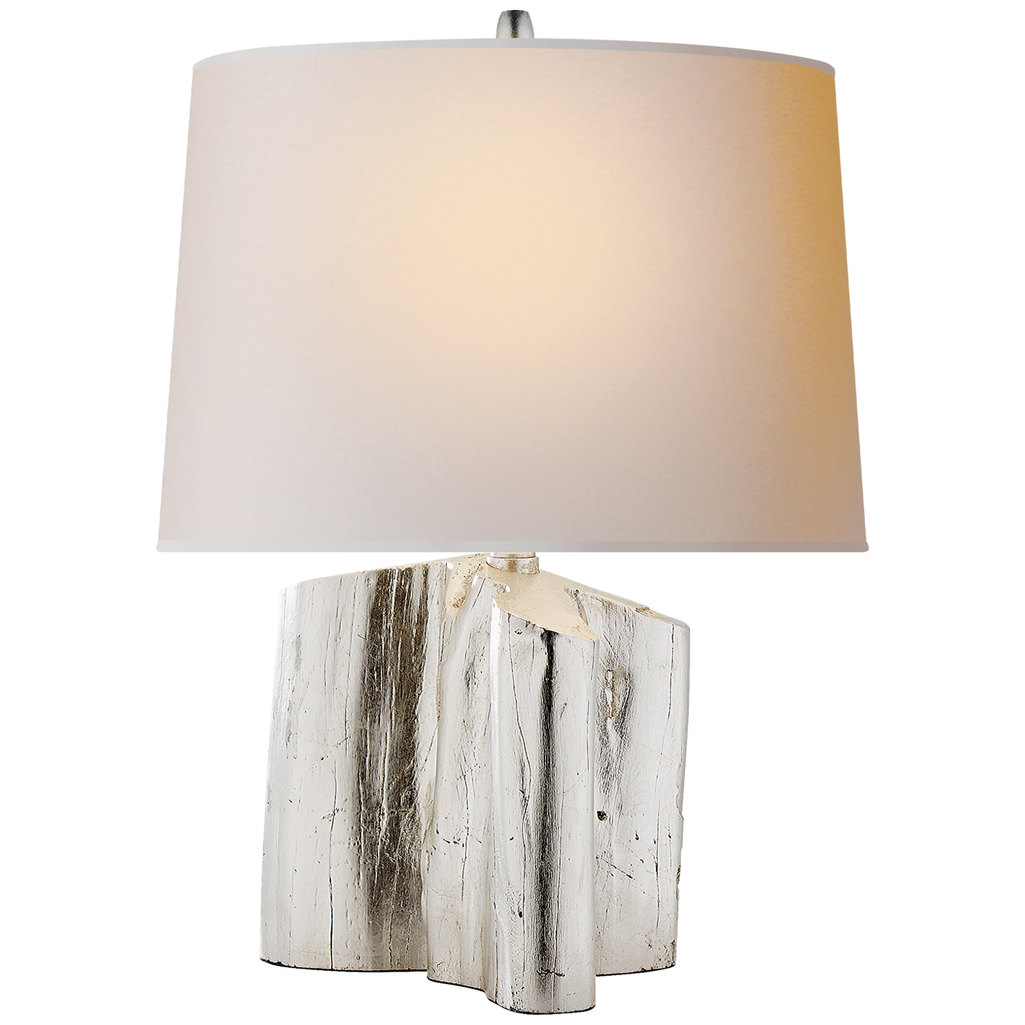 Carlo Table Lamp-Visual Comfort-VISUAL-TOB 3734BSL-NP-Table LampsBurnished Silver Leaf-1-France and Son