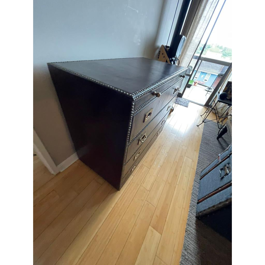 Studded Gentleman's Chest-SARREID-SARREID-29541-Dressers-5-France and Son