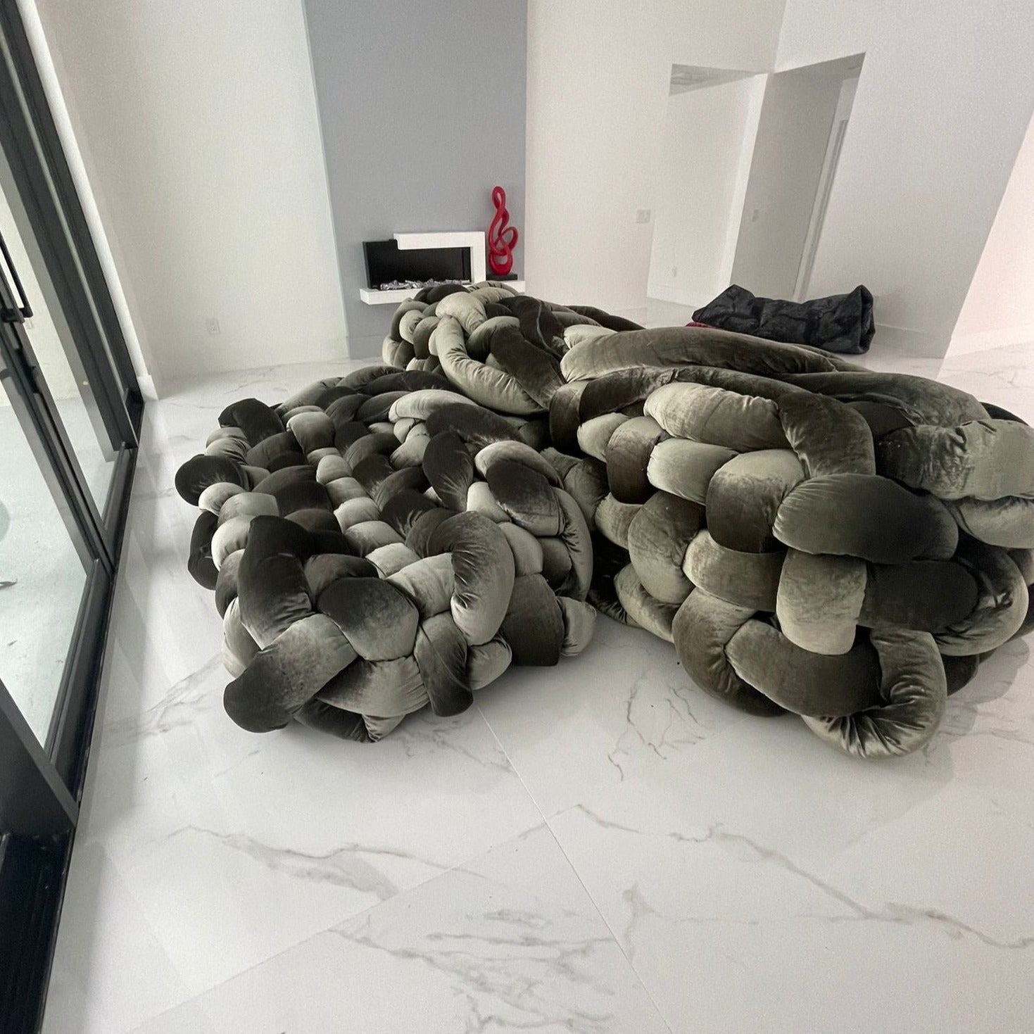Python Nest Sofa - Large-France & Son-FL1384SGREYL-Sofas-7-France and Son