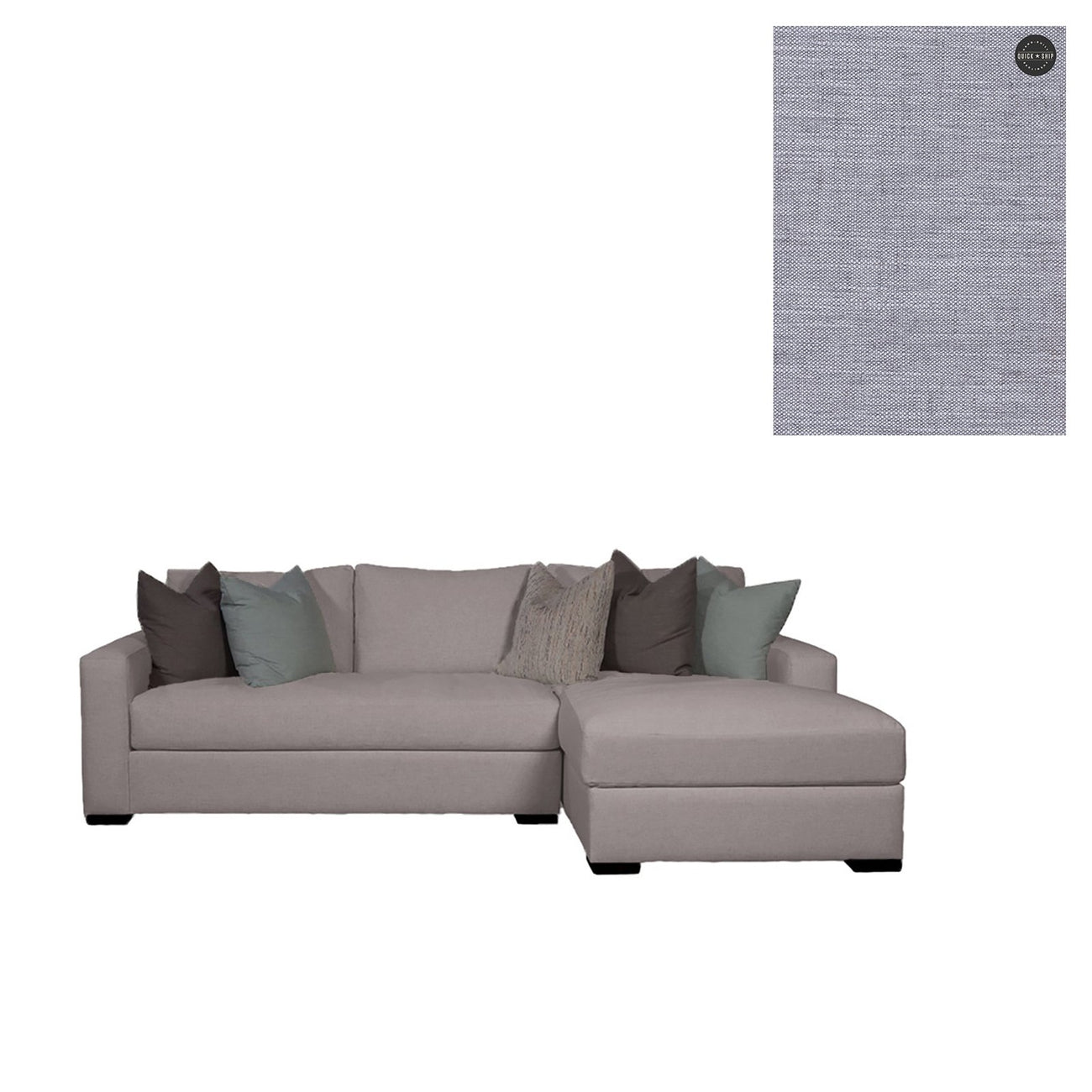 Gia Sectional-Younger-YNGR-49536-49562-2805-SC-SectionalsLeft Arm Facing Chaise-Standard Cushion-Polyester/Linen-2805-7-France and Son