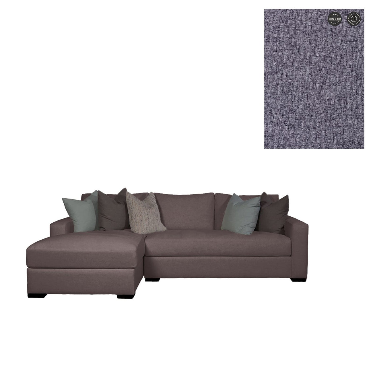 Gia Sectional-Younger-YNGR-49537-49561-2953-SC-SectionalsRight Arm Facing Chaise-Standard Cushion-Polyester-2953-37-France and Son