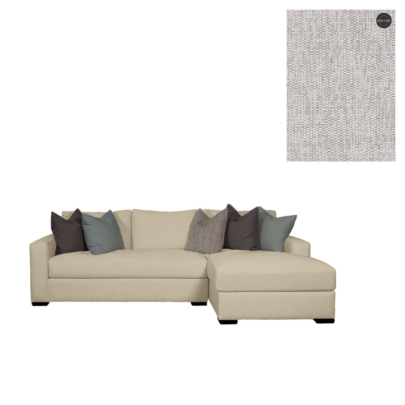 Gia Sectional-Younger-YNGR-49536-49562-3110-SC-SectionalsLeft Arm Facing Chaise-Standard Cushion-Polyester/Linen-3110-13-France and Son