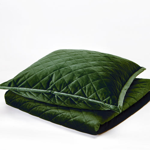 Velvet Coverlet Set-Ann Gish-ANNGISH-YSETCOQVQ-AMB-BeddingAmbar-9-France and Son