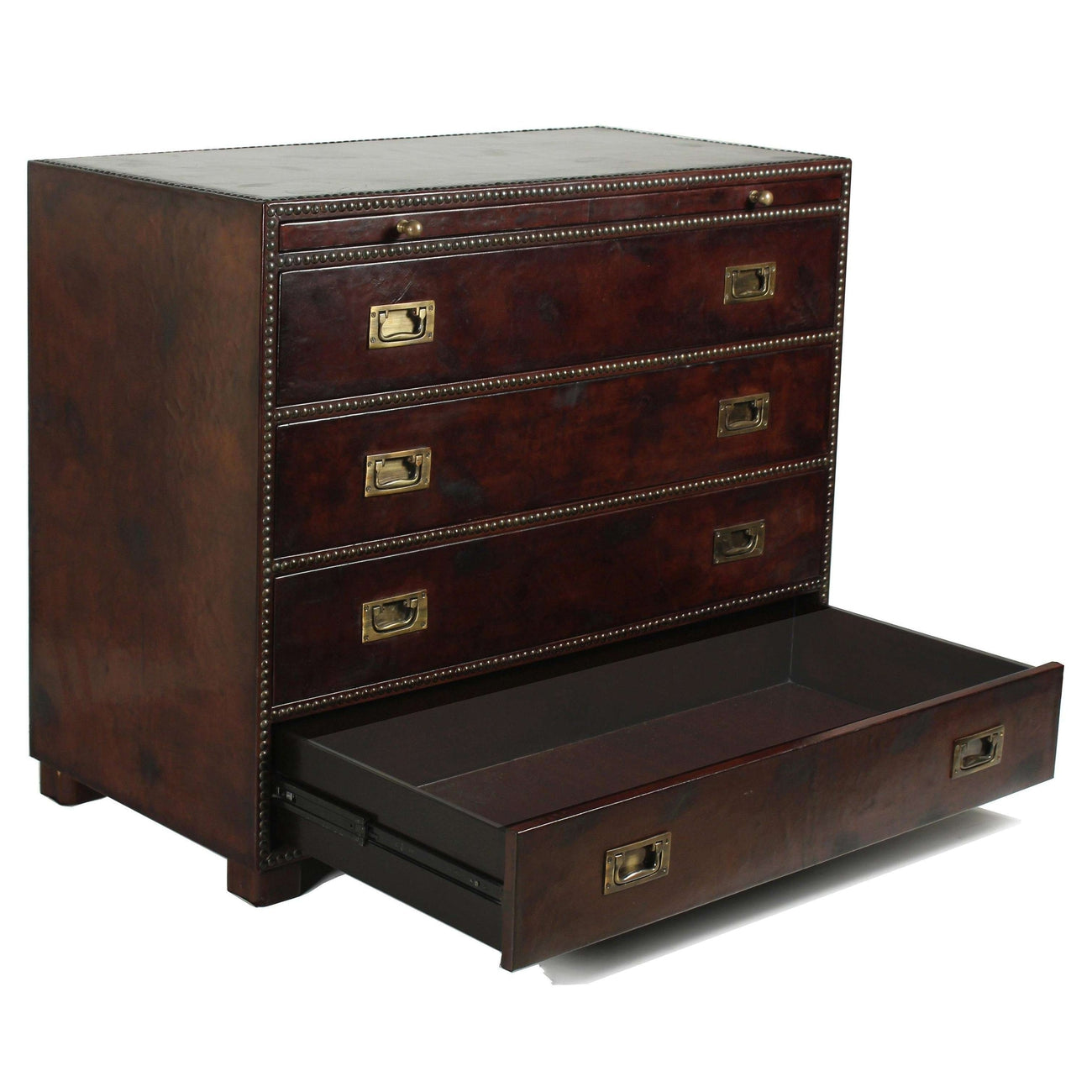 Studded Gentleman's Chest-SARREID-SARREID-29541-Dressers-3-France and Son