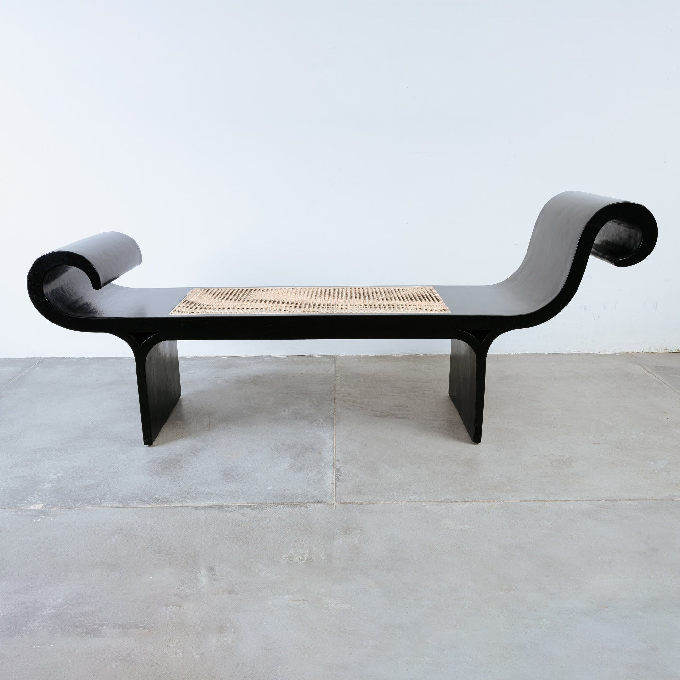 Marquesa Style Bench-France & Son-FL1208BLK-Benches-4-France and Son