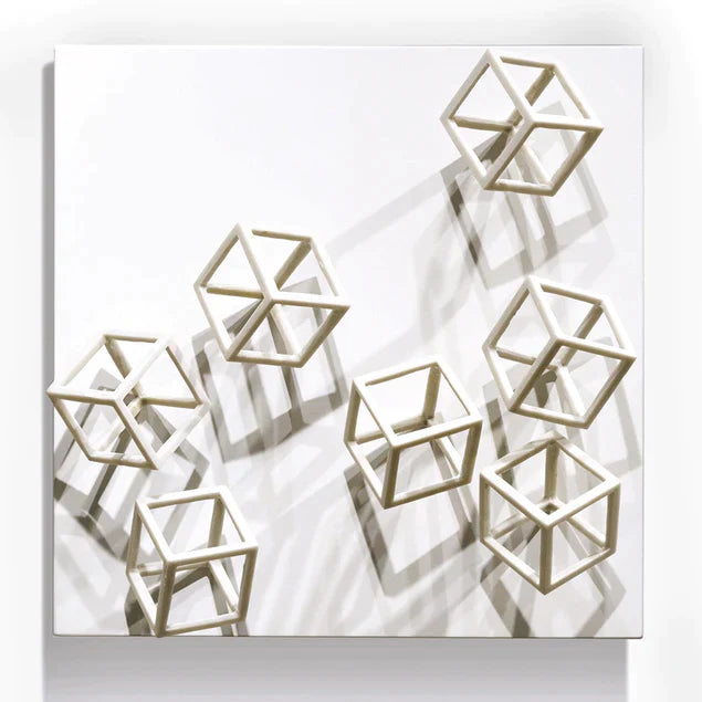Wall Play Cubical - set of 10-Gold Leaf Design Group-GOLDL-37824-B-1-Wall DecorBlack-Matte-5-France and Son